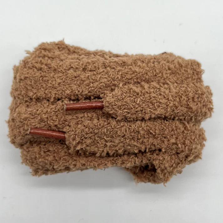 Lacets Fluffy Marron
